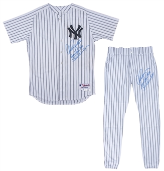 2010 Alex Rodriguez Game Used & Signed New York Yankees Home Jersey & Pants Used On Jackie Robinson Day (Sports Investors Authentication & Beckett)